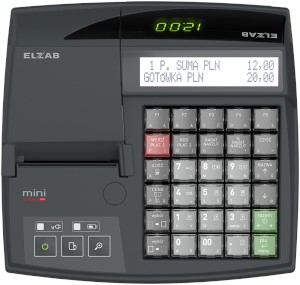 Kasa ELZAB MINI ONLINE z klawiaturą modułową